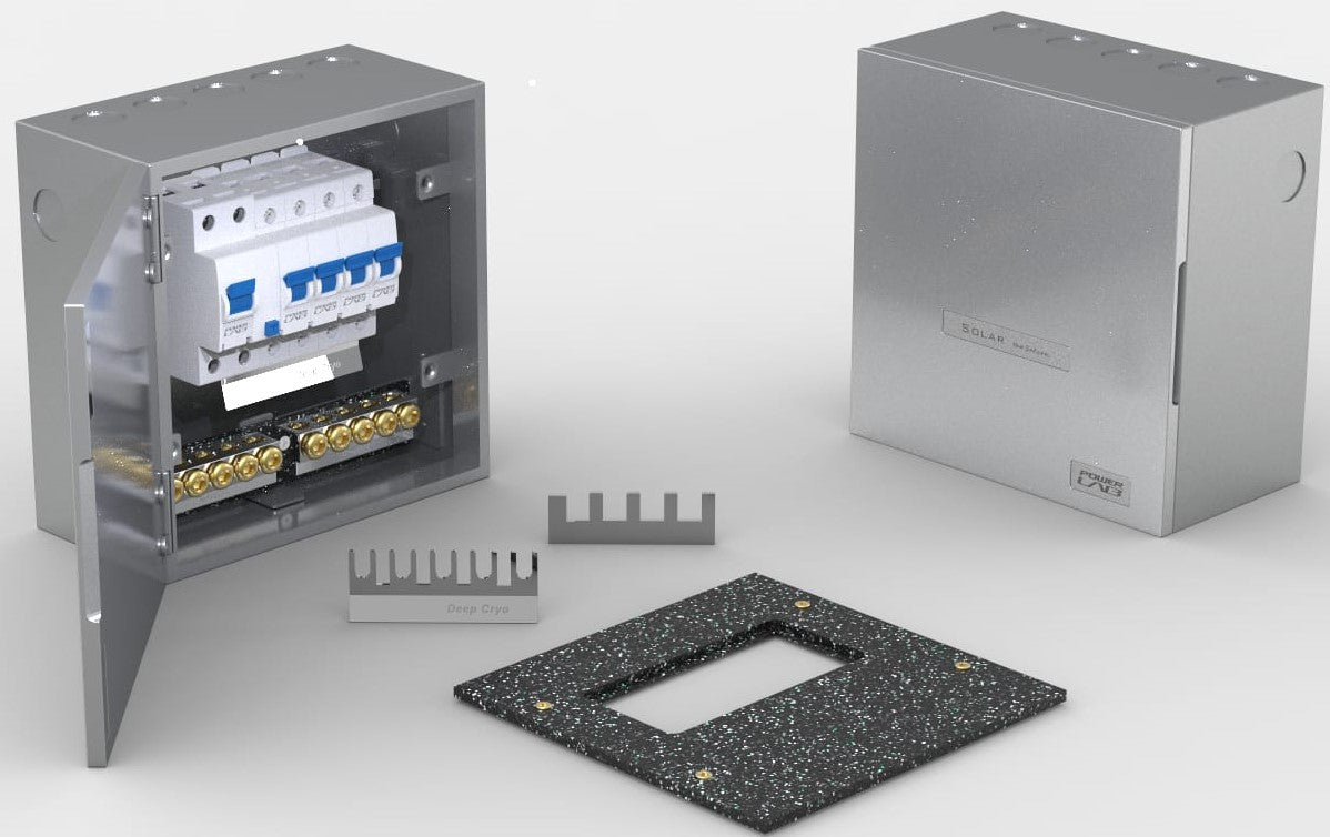 Solar Array Fuse Box Power Lab Solar Fuse Box (Gold)