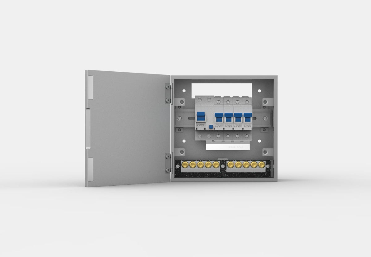 Solar Array Fuse Box Power Lab Solar Fuse Box (Gold)